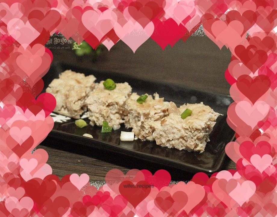 Steamed Pork Patties with Preserved Vegetables: Great taste without oil smoke