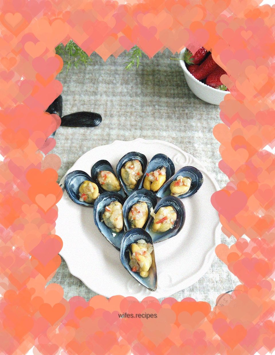 Mussels with Scallion Sauce