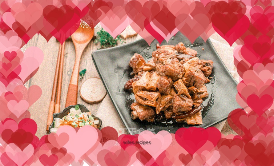 Braised Pork Ribs with Bean Sticks