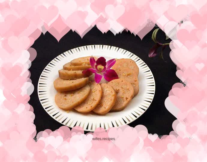 Osmanthus glutinous rice and lotus root