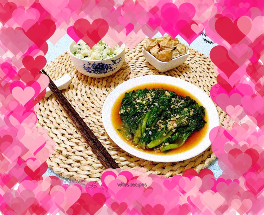 Garlic oyster sauce lettuce