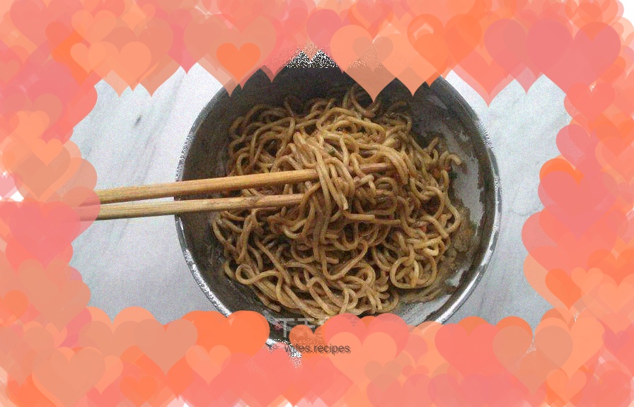 A new way to eat hot dry noodles---Iced hot dry noodles (homemade icy hot dry noodles in 10 minutes in summer)