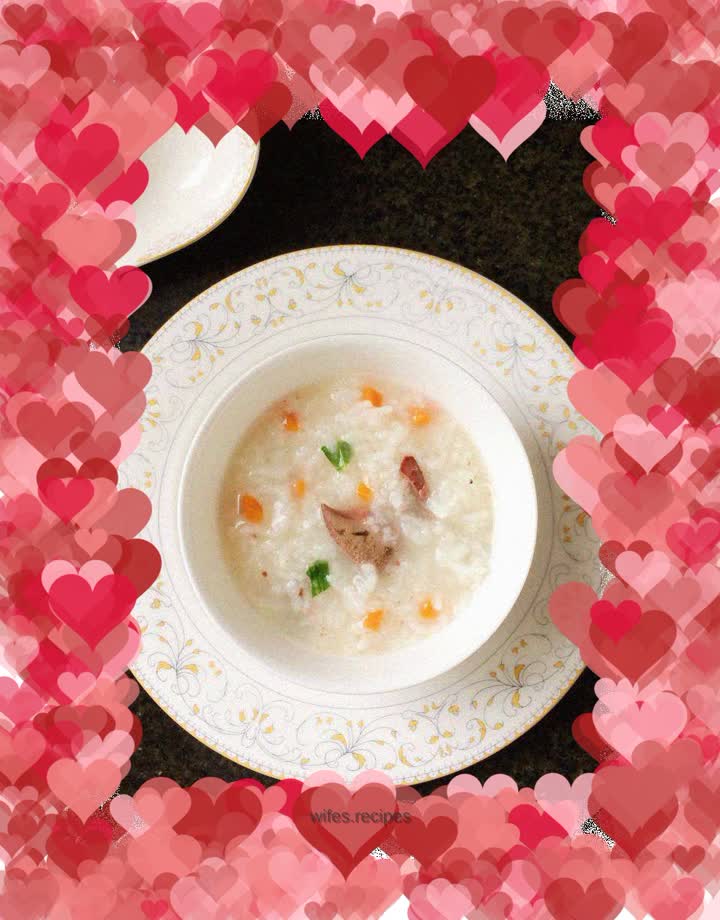 Chicken Liver and Vegetable Porridge