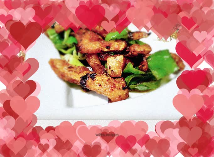 Twice-cooked fish belly