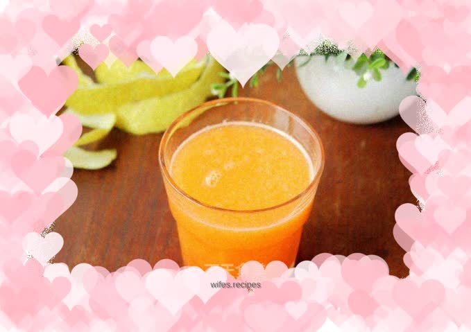 Carrot and pear juice