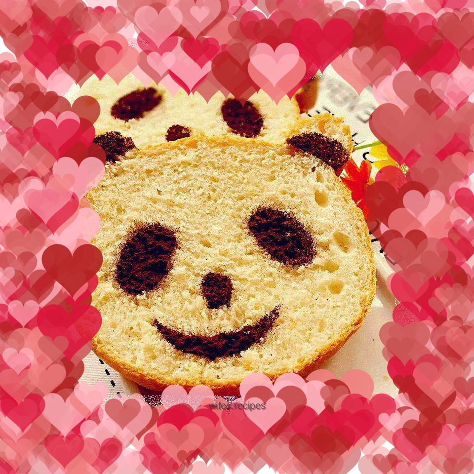 Cute bear bread