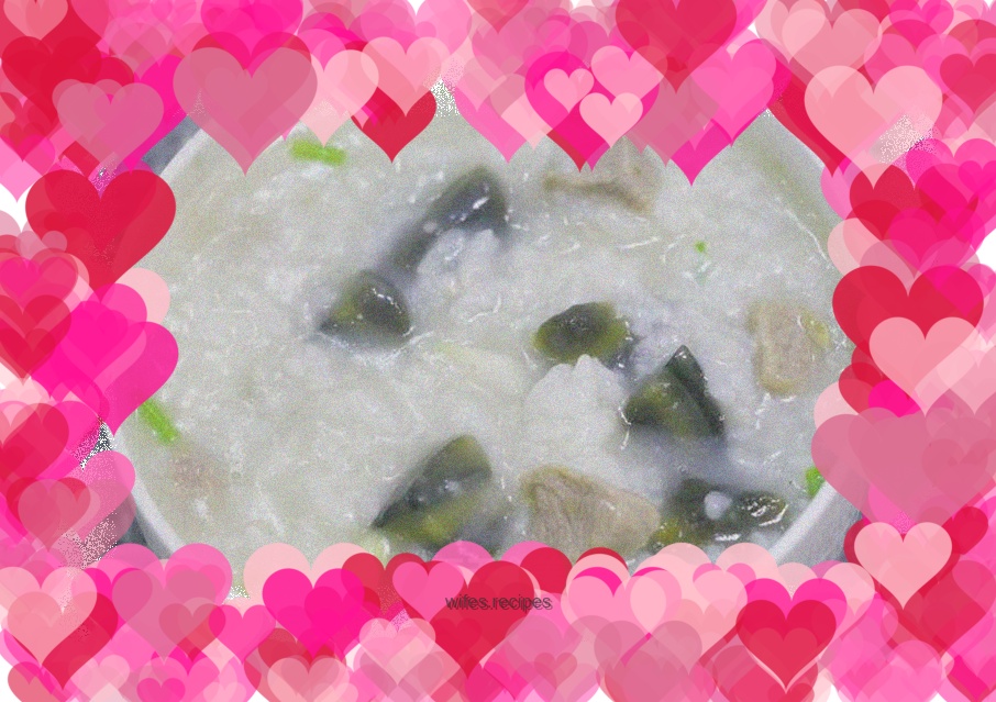 Preserved Egg and Lean Meat Porridge Baby food supplement, rich in nutrients and delicious