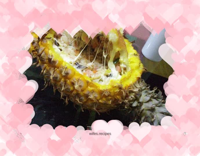 Pineapple Cup Baked Rice