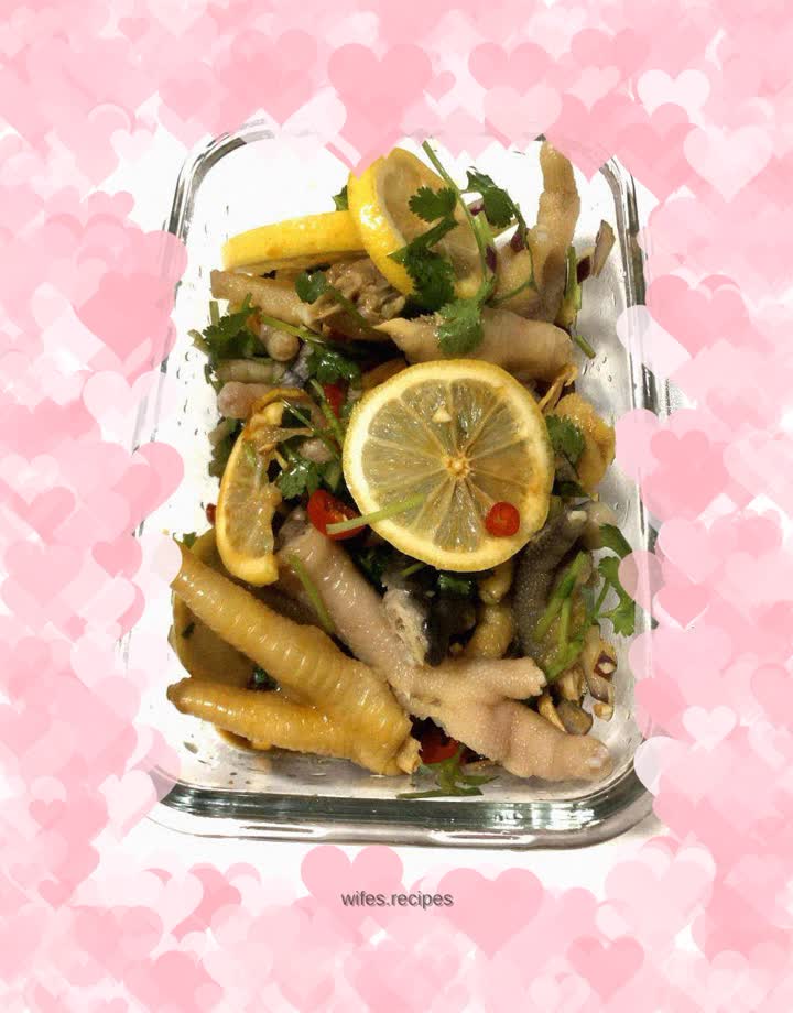Lemon Spicy Chicken Feet