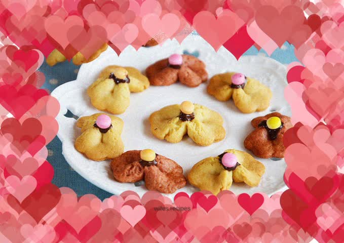The fresh taste of first love - butterfly biscuits