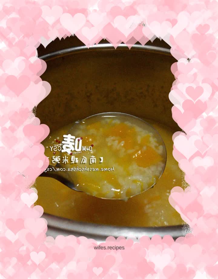 【Pumpkin Japonica Rice Porridge】Miss the beautiful sunshine yesterday