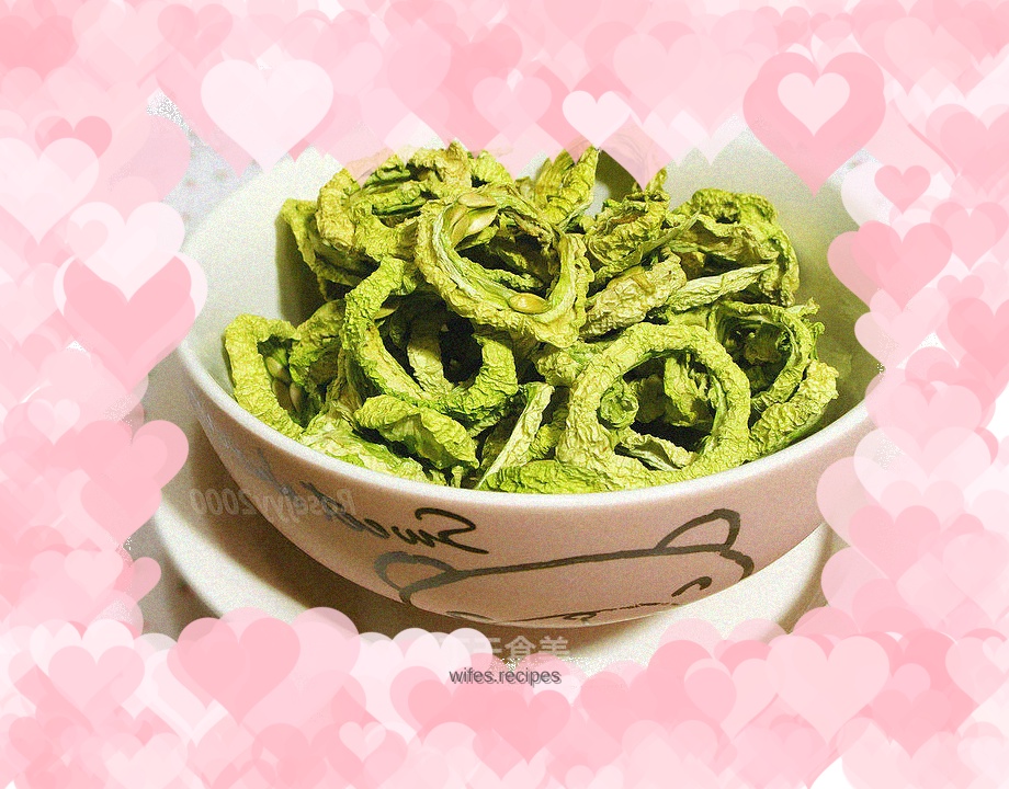 Machine-dried dried white melon