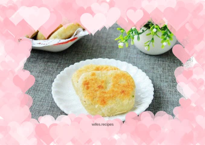 Mustard scallion pancake