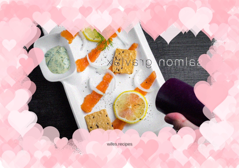 Christmas Party Meal Series: Eastern European Salted Salmon Gravlax Salmon