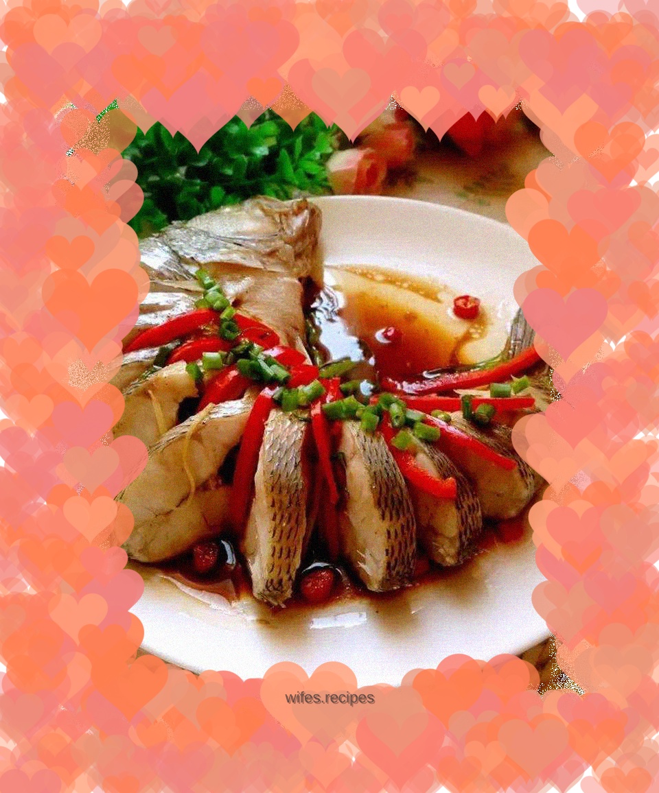 Steamed seabass