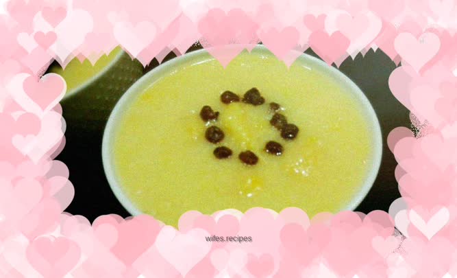 Honey bean, sweet potato and corn grits