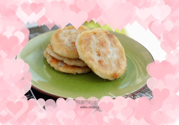 Taro paste and shrimp cake