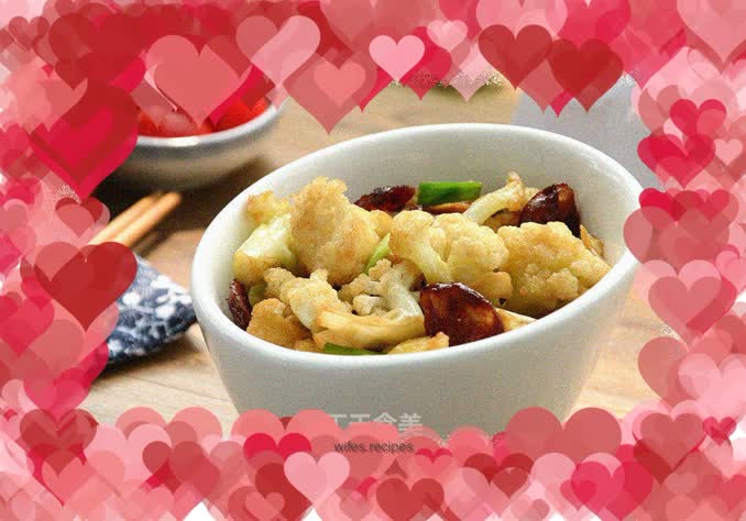 Stir-fried cauliflower