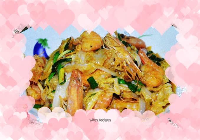 Happy Food: The delicious and fragrant Qingdao specialty dish Braised Cabbage with Prawns