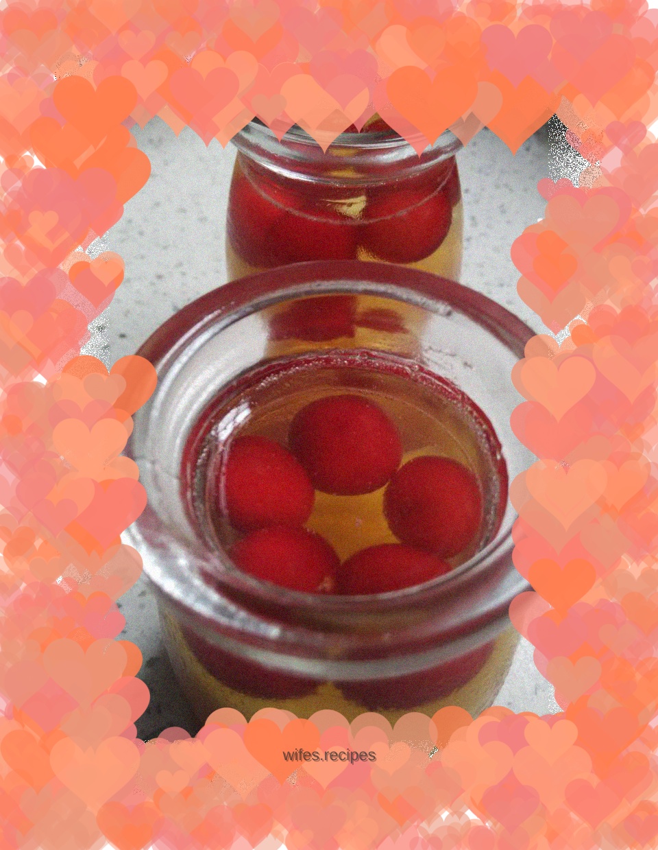 Homemade cherry jelly