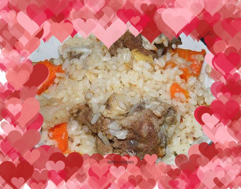 Rice cooker with mutton