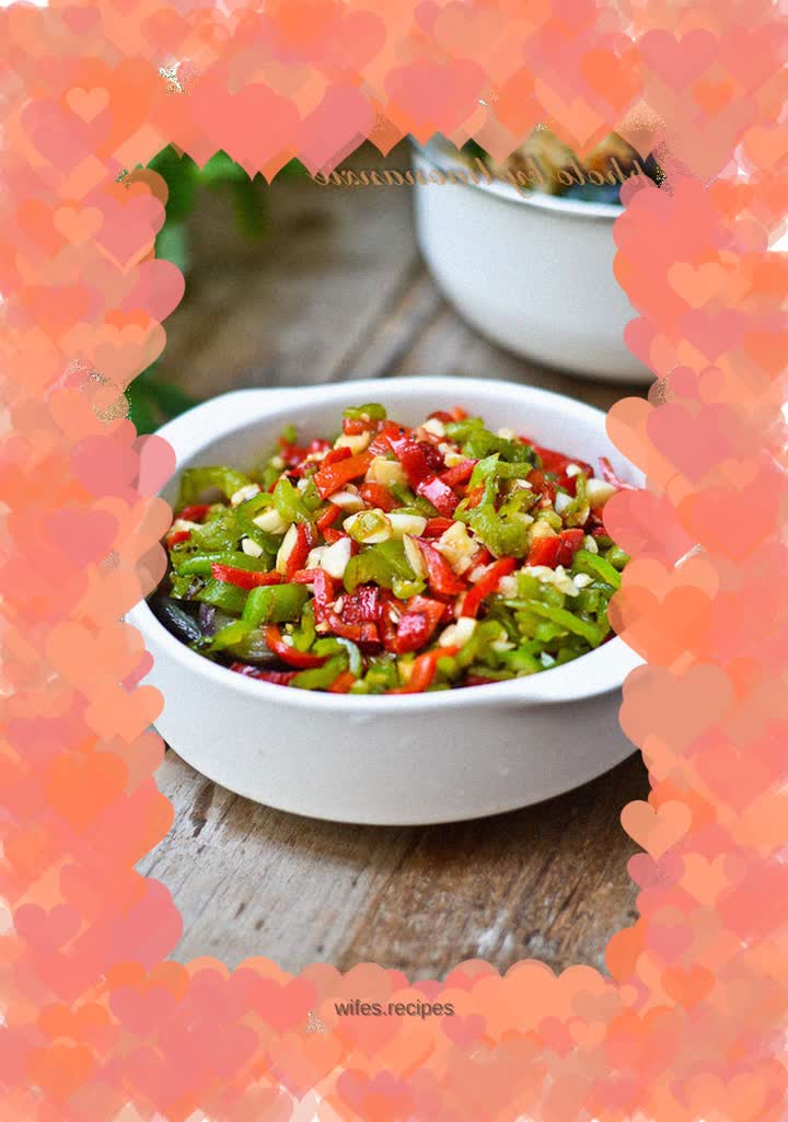 Roasted pepper and eggplant