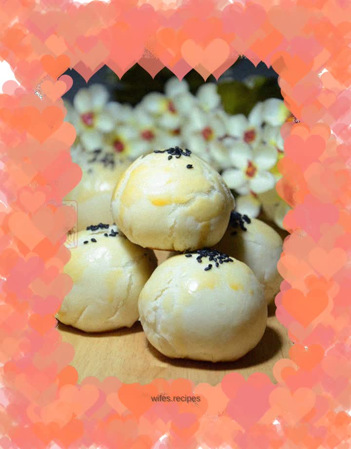 White Kidney Bean Cranberry Pastry Mooncake