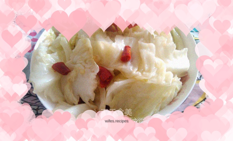 Hand-shredded cabbage