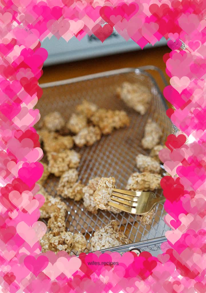 Oil-free chicken popcorn for 12 months and above