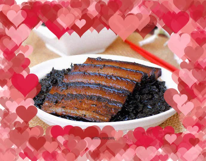 【Country Braised Pork with Plum and Vegetables】----- Simple and rustic rural cuisine