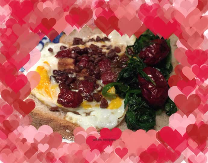 Ms. An’s breakfast shop ~ Oatmeal egg toast