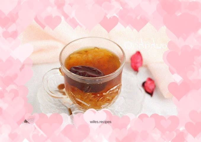 Brown sugar and white fungus soup