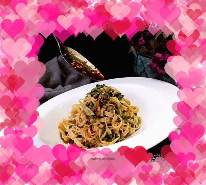 Toon mixed with shredded tofu skin