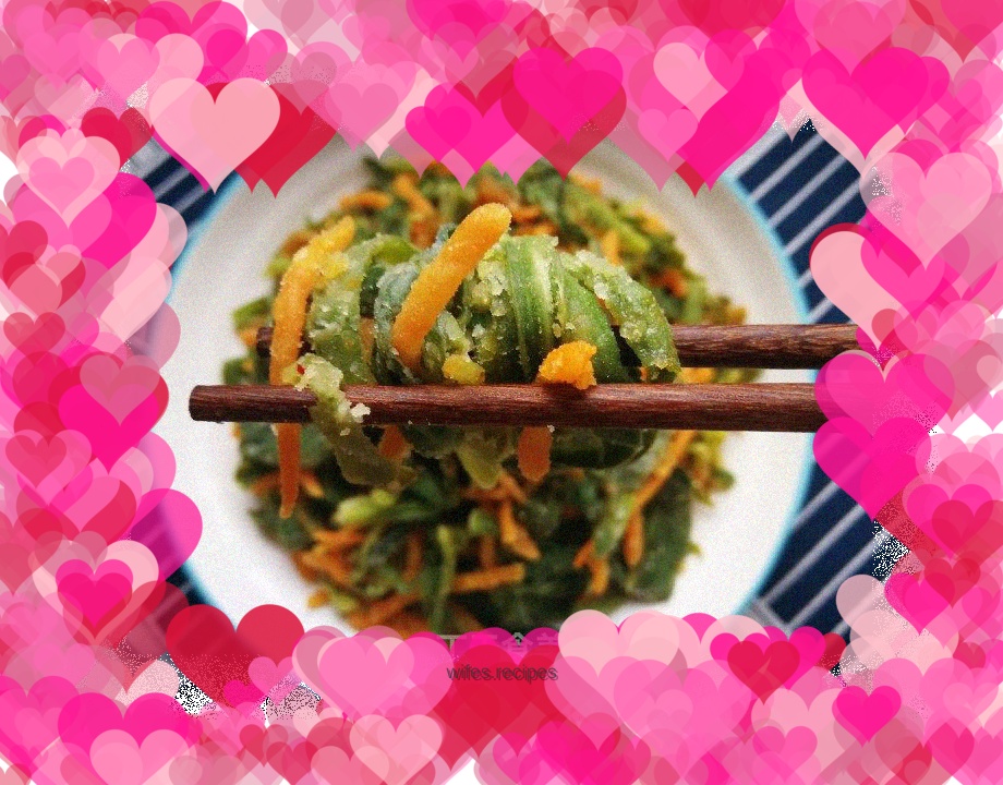 Steamed sweet potato noodle dish