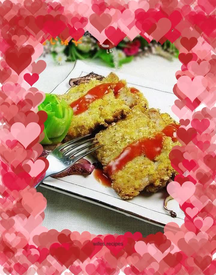 Black pepper pan-fried pork chop