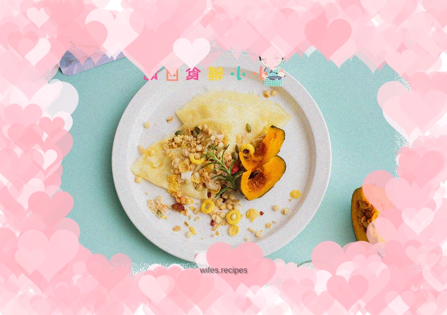 Pumpkin Oatmeal Crepes