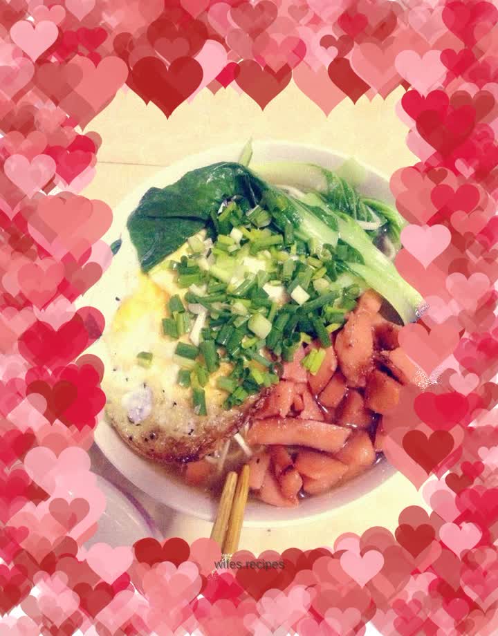 Mushroom and Shredded Pork Noodles