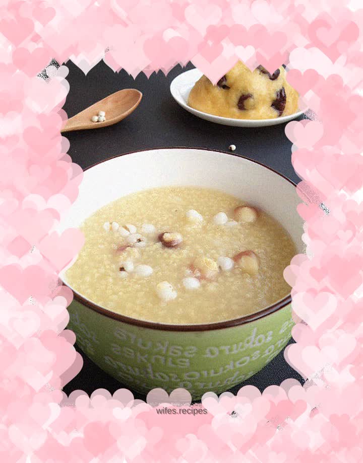 Barley, corn and millet porridge