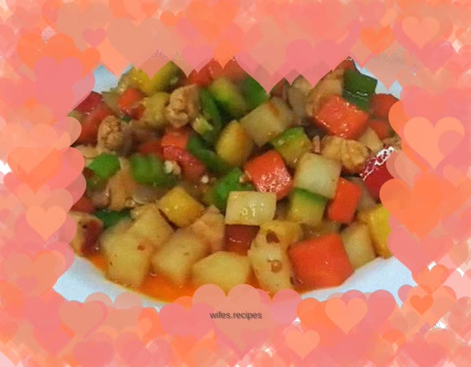 Stewed Chicken with Mixed Vegetables