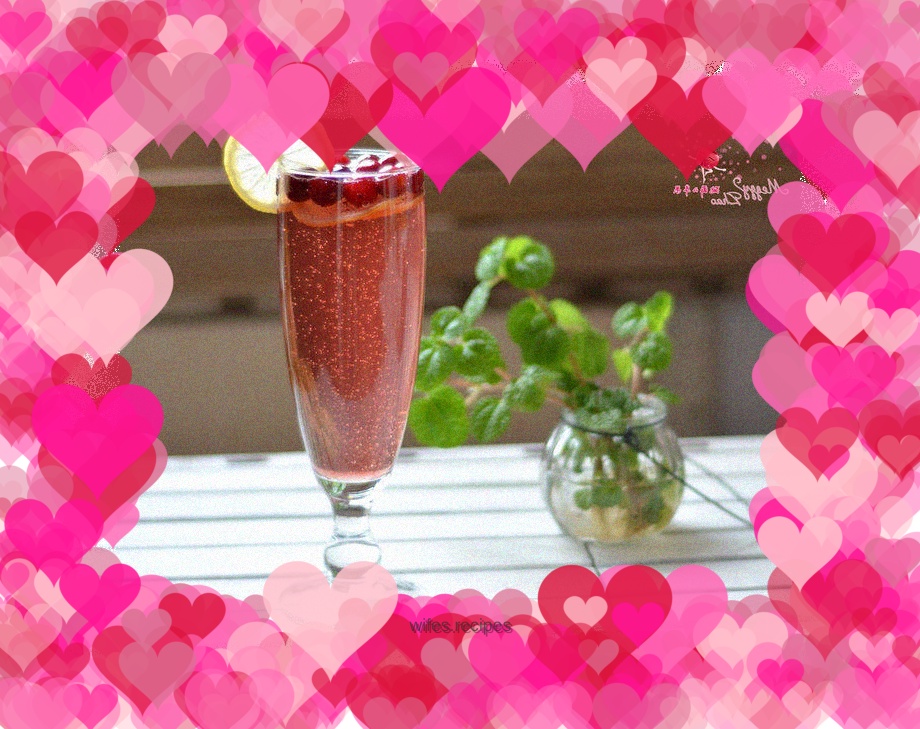 Cranberry Soda Drink