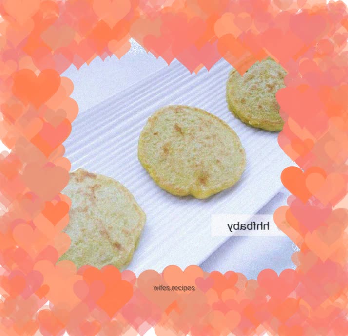 Edamame cheese pancakes