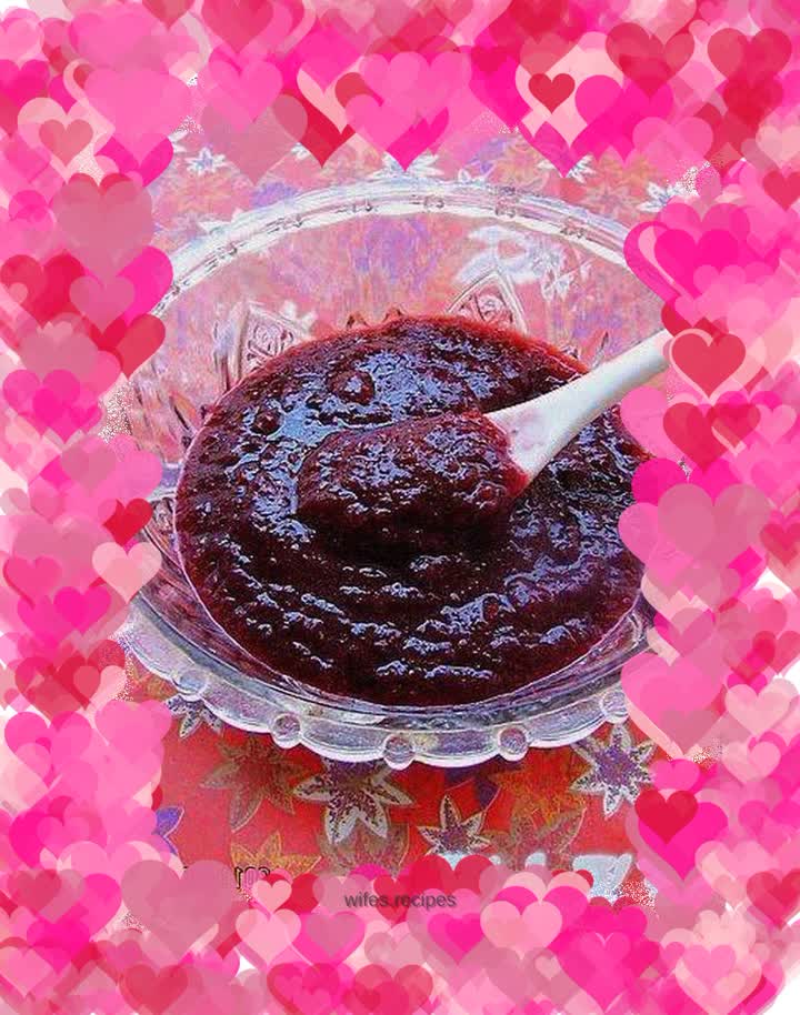 Homemade cherry jam