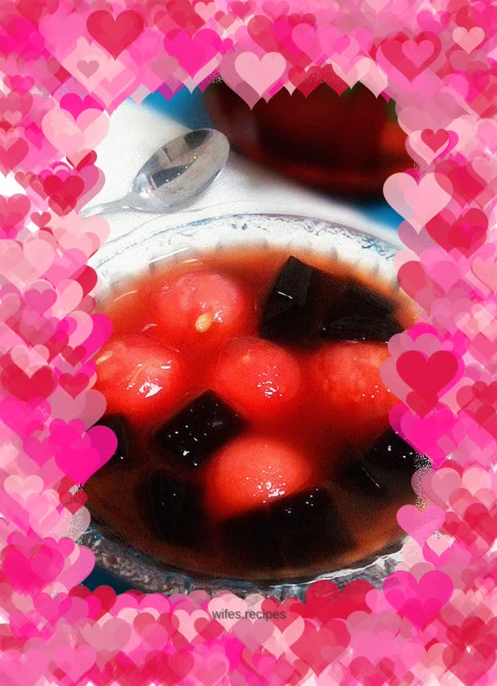 Watermelon jelly