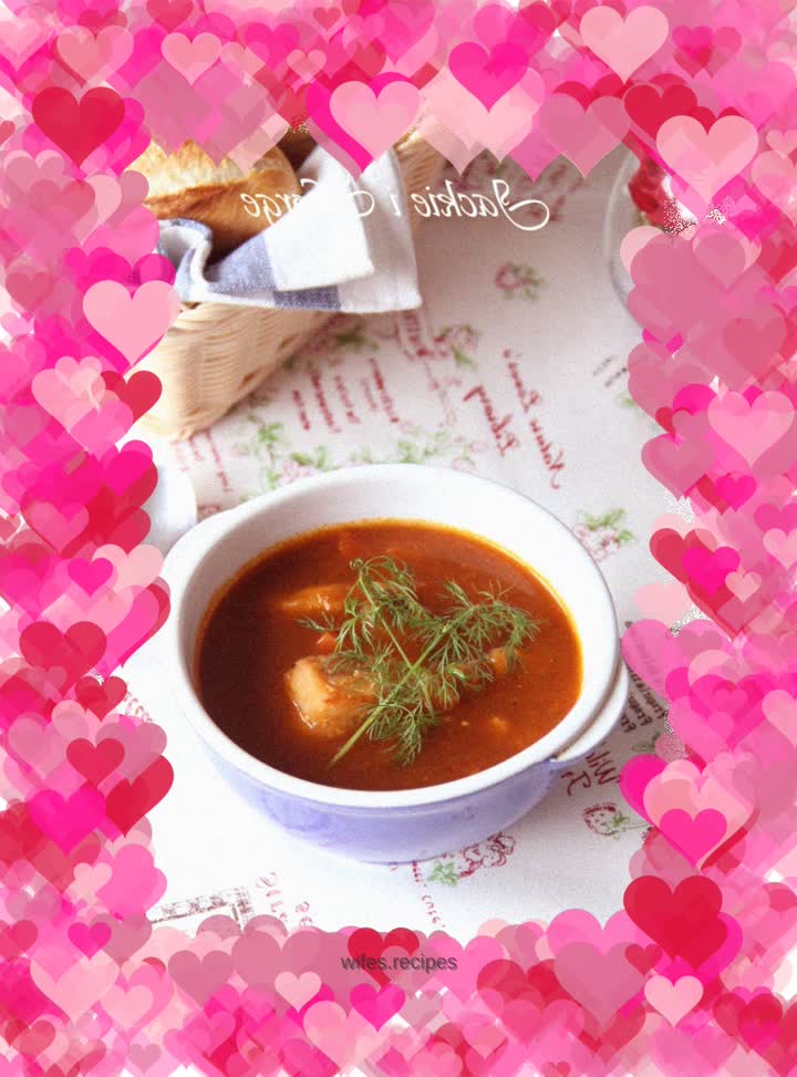 Norwegian home cooking - tomato cod soup