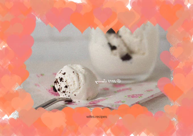 Honey taro ice cream