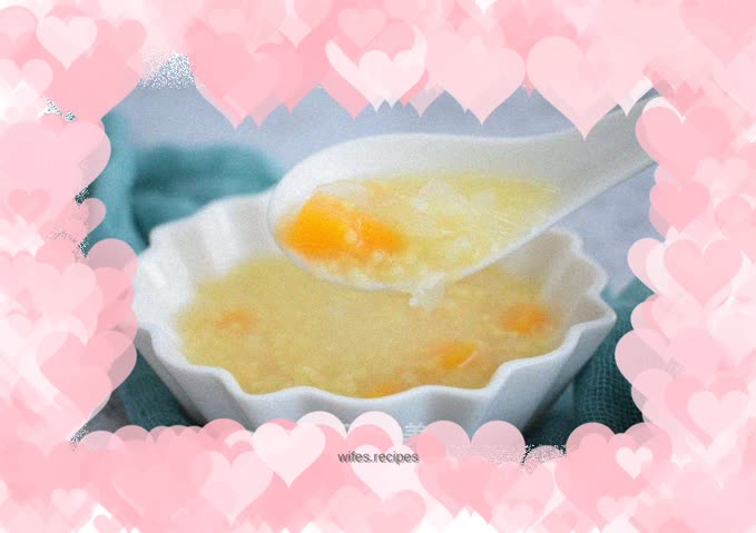 Sweet potato and millet porridge