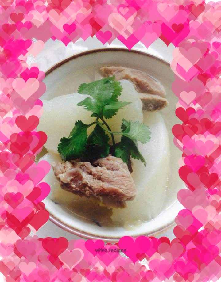 Pork Ribs Stewed with White Radish