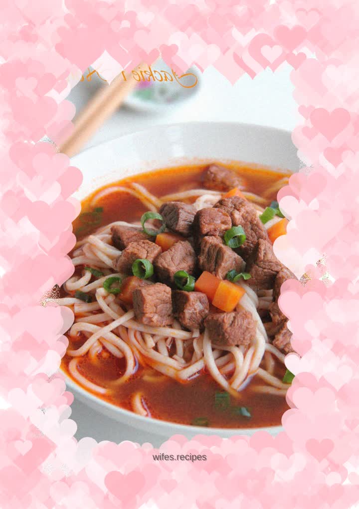 Braised beef noodles