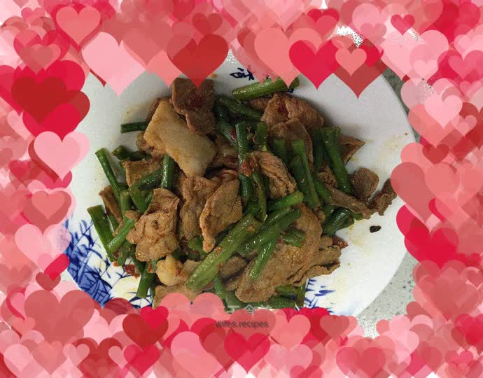 Spicy pork and long beans