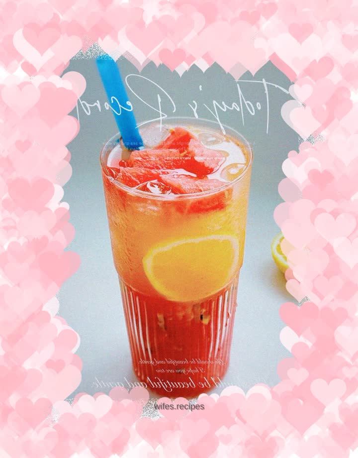 Passion Fruit Lemon Watermelon Juice